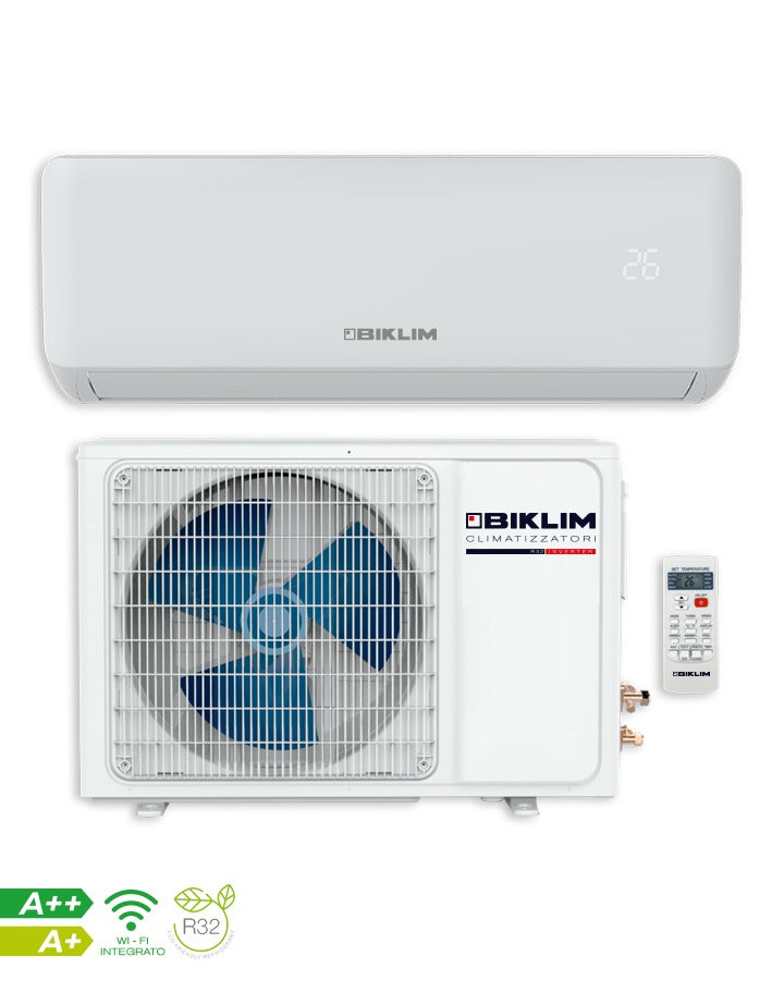 Condizionatore Climatizzatore Biklim 9000 BTU Inverter | WiFi Integrato | Alta Efficienza A++